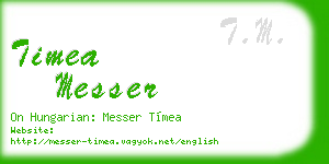 timea messer business card